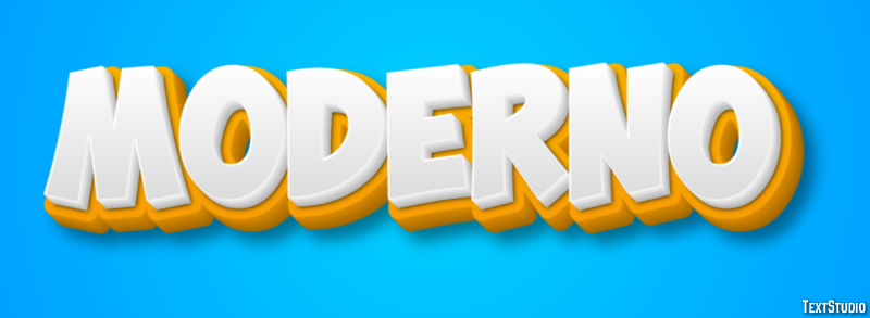 Moderno Efeito de texto