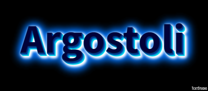 Argostoli Efekt tekstowy