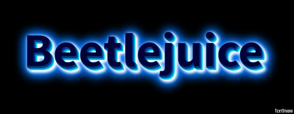 Beetlejuice Effetto testo