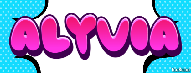 Alyvia Text effect