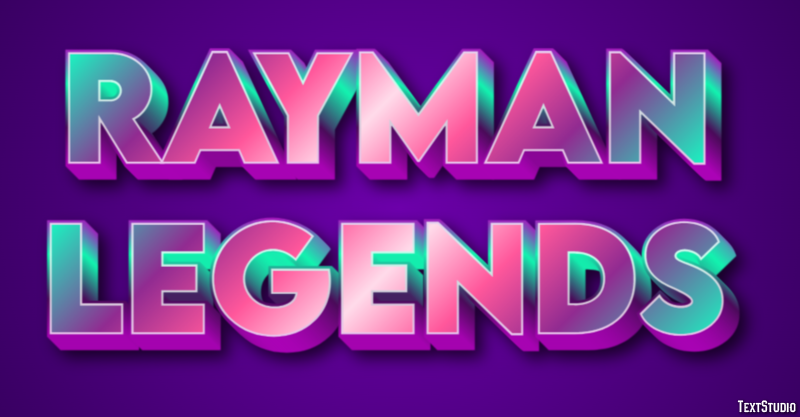 Rayman Legends Efekt tekstowy