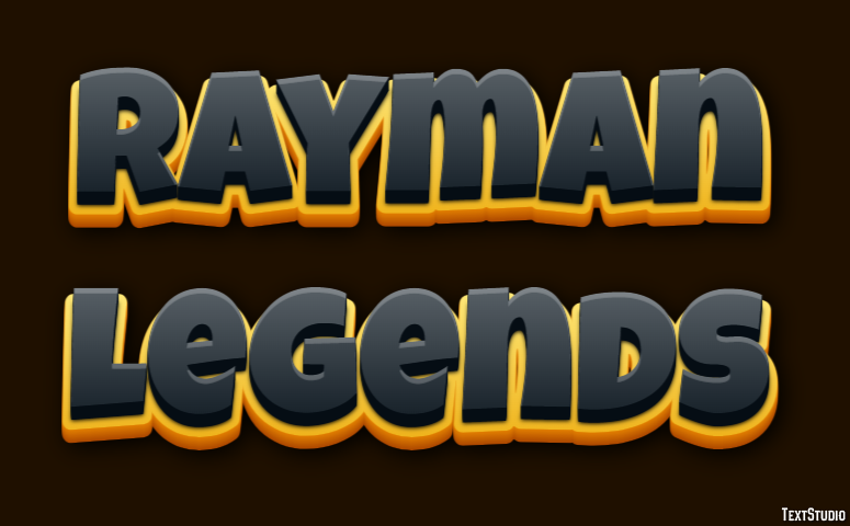 Rayman Legends Efekt tekstowy