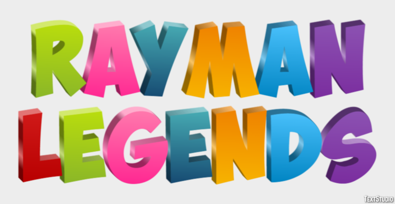 Rayman Legends Efekt tekstowy