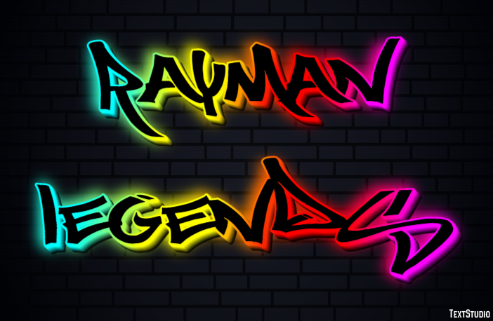 Rayman Legends Efekt tekstowy