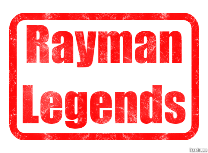 Rayman Legends Efekt tekstowy