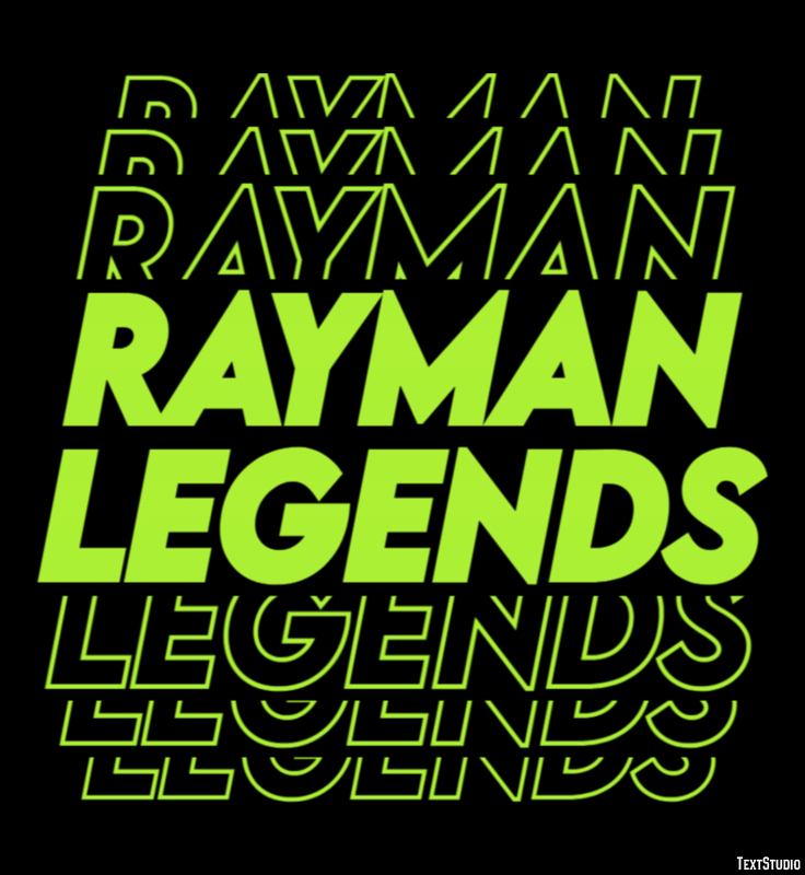Rayman Legends Efekt tekstowy