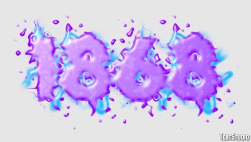 1868 Text Effect