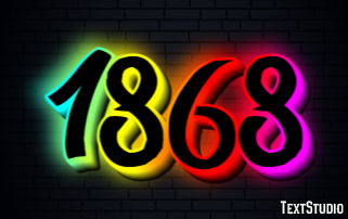 1868 Text Effect
