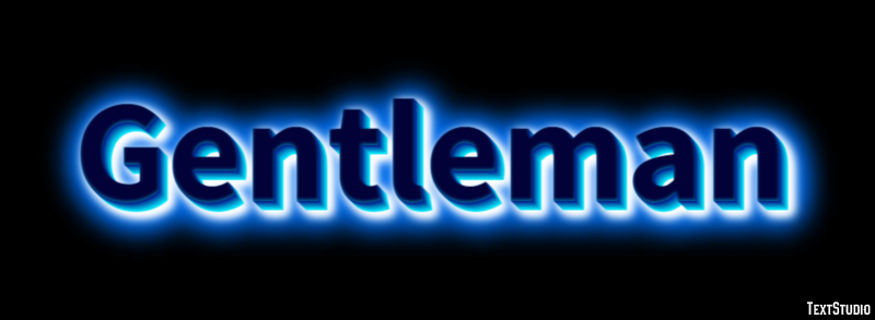 Gentleman Text Effect