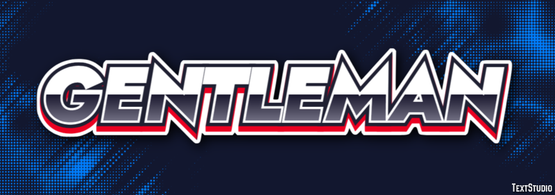 Gentleman Text Effect