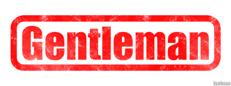 Gentleman Text Effect