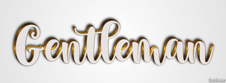 Gentleman Text Effect