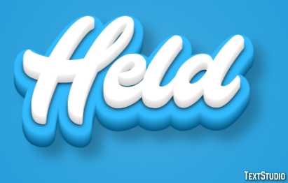 Held Text Effect