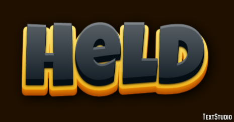 Held Text Effect