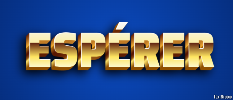 Espérer Effet de Texte