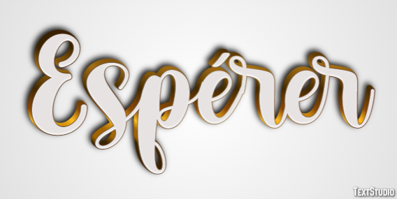 Espérer Effet de Texte
