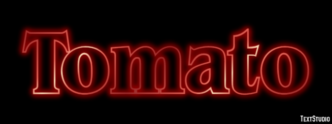 Tomato Text Effect