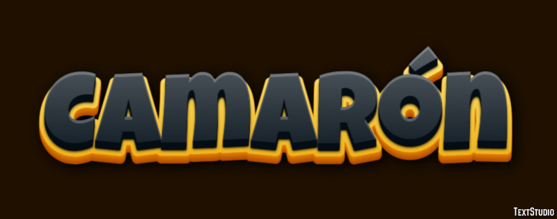 Camarón Text Effect