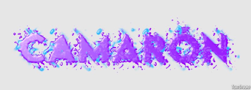 Camarón Text effect