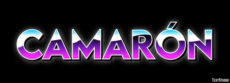 Camarón Text effect