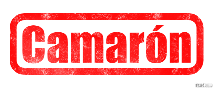Camarón Text effect