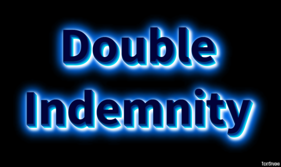 Double Indemnity テキスト効果