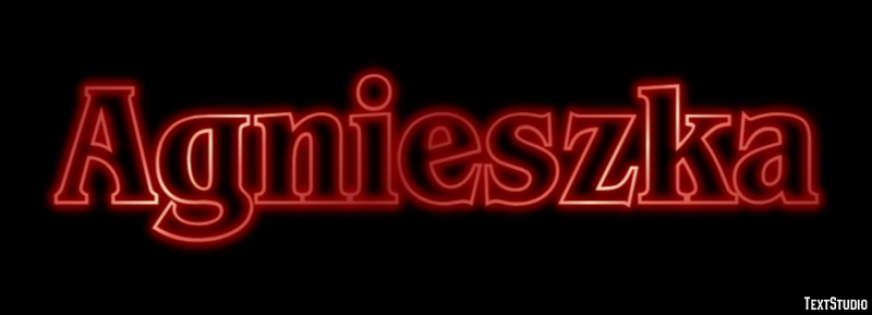 Agnieszka Texteffekt