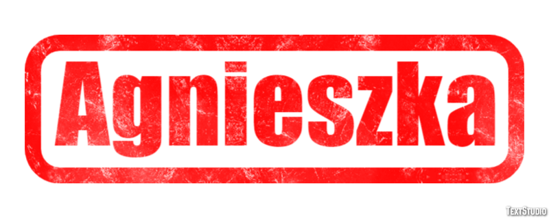 Agnieszka Texteffekt