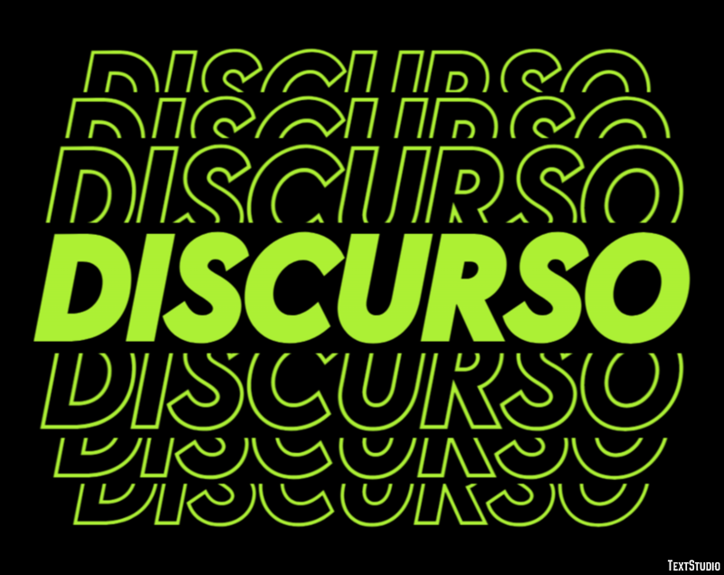 Discurso テキスト効果