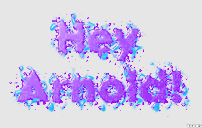 Hey Arnold! Text effect