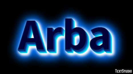 Arba Text effect