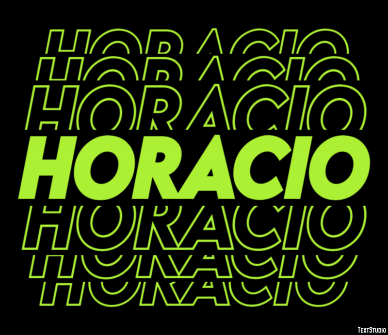Horacio Effetto testo