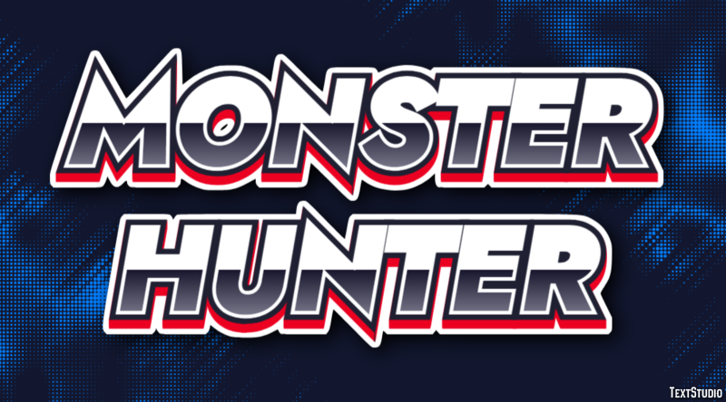 Monster Hunter Effetto testo