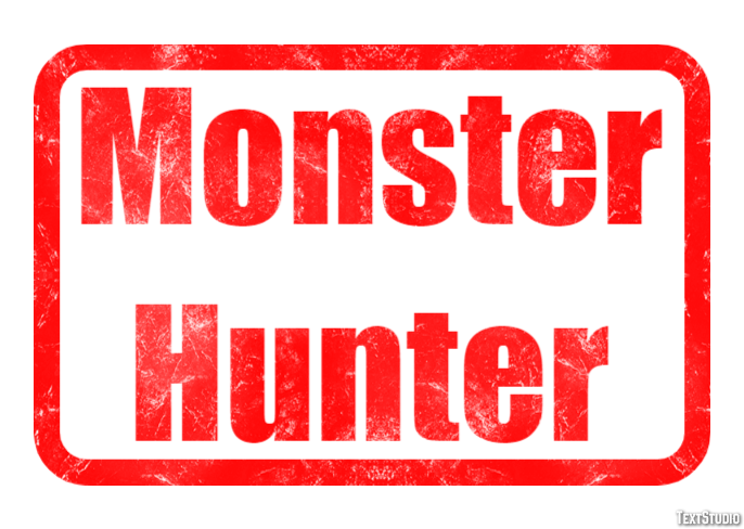 Monster Hunter Effetto testo