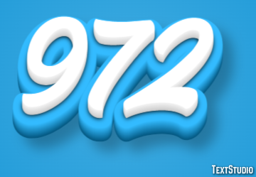 972 Text Effect