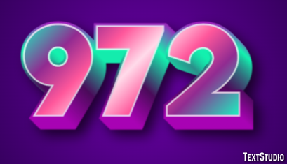 972 Text Effect