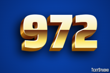 972 Text Effect