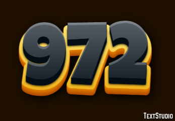 972 Text Effect