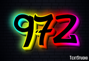 972 Text Effect