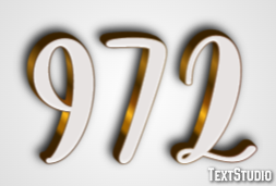 972 Text Effect