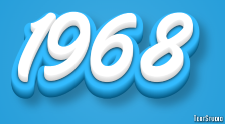 1968 Эффект текста