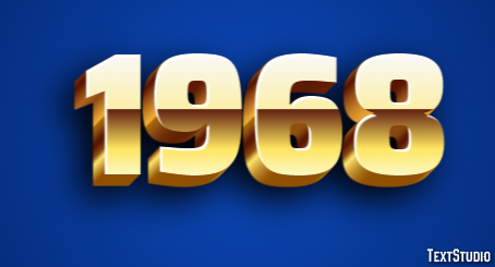 1968 Эффект текста