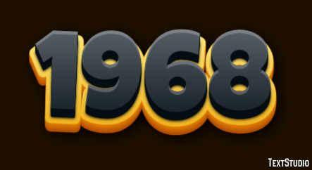 1968 Эффект текста
