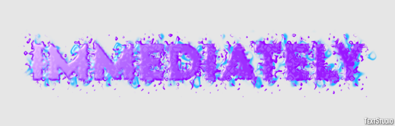 Immediately Text Effect