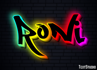 Roni Efecto de texto