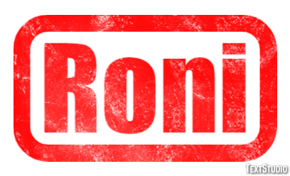 Roni Text Effect