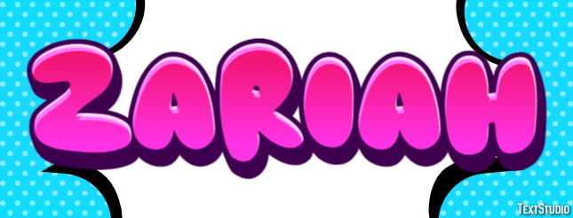 Zariah Text Effect