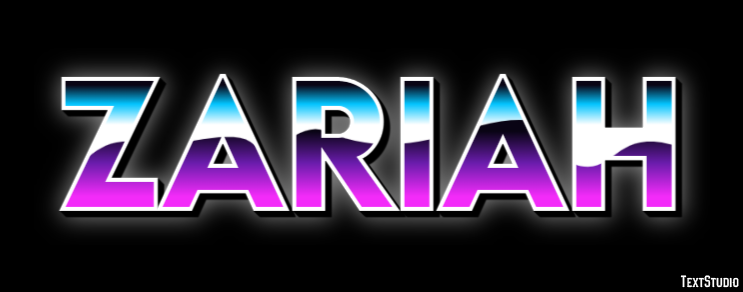 Zariah Efecto de texto