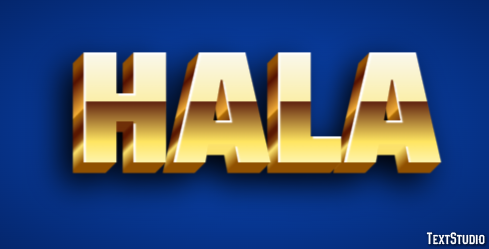 Hala Text effect