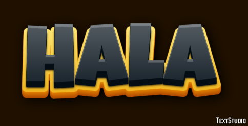 Hala Texteffekt